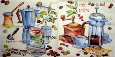 071 Kaffee / Cafe - 3-lagig - Home Fashion
